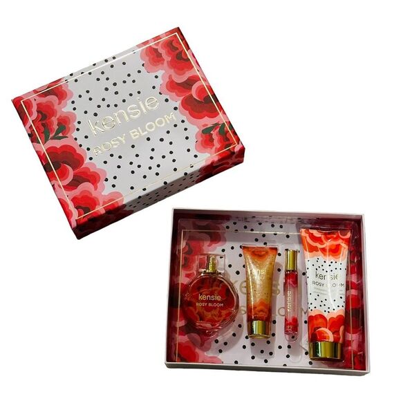Kensie Rosy Bloom 4-Piece Gift Set - Picture 7 of 16